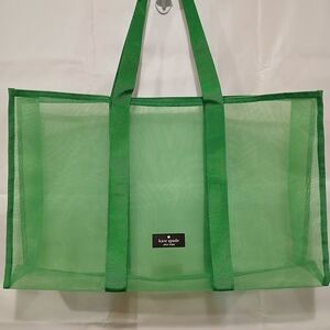 Kate Spade Green Mesh Tote